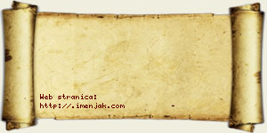 Hana Nešković vizit kartica